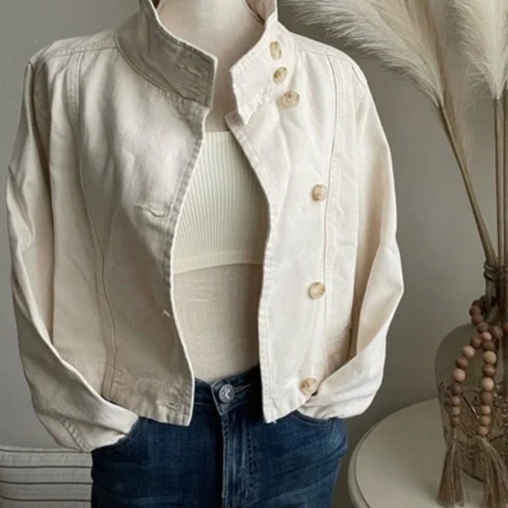 Anthropologie Current Air Canvas Jacket